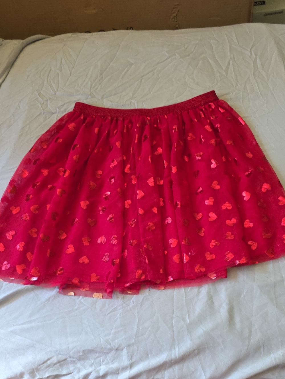 Celebrate It Red Heart-Print Circle Skirt